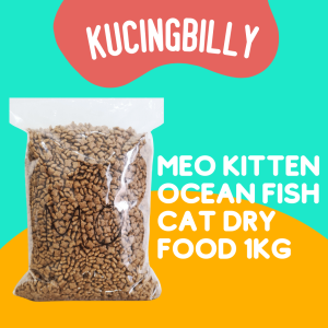 Meo kitten ocean fish 1kg me-o makanan anak kucing protein tinggi bergizi