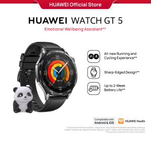 [PO Black] HUAWEI WATCH GT 5 Smartwatch | Fashion Edge | Advanced Sports & Health Monitoring | Up to 2-Week Battery Life