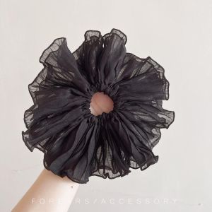 Scrunchie Lipit Wanita Korean Style Ikat Rambut Cepol Besar Aksesoris Rambut HS KCR27