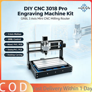 DIY CNC 3018 Pro Engraving Machine Kit GRBL 3 Axis Mini CNC Milling Router Desktop Wood PVC PCB Carving Engraver