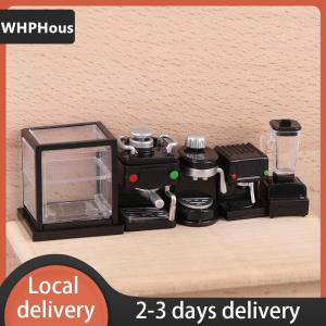 [COD] WHPHous Ship within 24 hours 1pc Mini Dollhouse Miniature Furniture Coffee Maker Coffee Cup Storage Shelf Simulation Dollhouse Decor DIY Toys Doll House