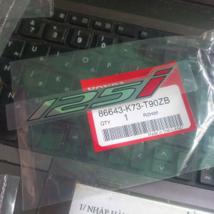 Tem số 125 Chính Hãng Honda Thailand ( Giá 1 Tem  )