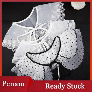 [PAM] Women Lace Collar Cloud Shoulder False Shirt Detachable Collar Necklace