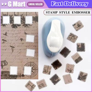 Stamp Shape Craft Punch Embossing Machine Round Hole Punch Toothed Puncher Embosser