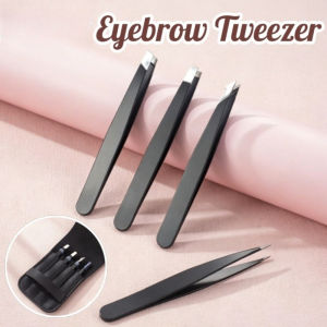 4/5Pcs Eyebrow Tweezer Set Face Hair Removal Eyebrow Clip and Lash Extension Multi-purpose Tools