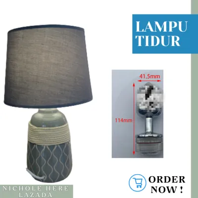 Lampu Eglo / Lampu dekorasi / Lampu meja / Lampu tidur (ABU-ABU) - Minalist