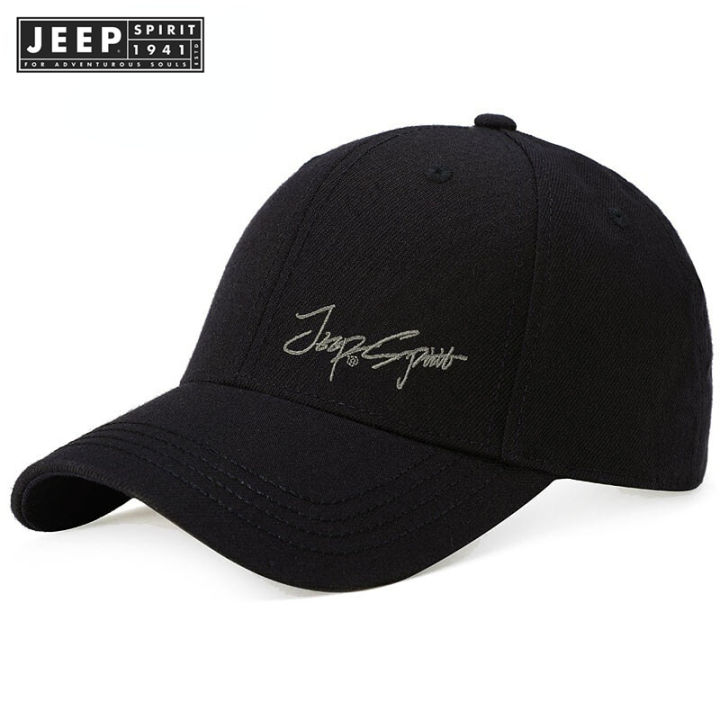 JEEP SPIRIT 1941 ESTD หมวกเบสบอลหมวกกันแดดผู้ชายหมวกแหลมบางใหม่หมวกกัน ...