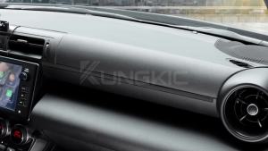 For Subaru BRZ Toyota GR86 2021-2026 Suede Front Passenger Panel Trim Strip Co-pilot Panel Decorative Strip Sticker Interior Accessories