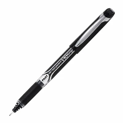 PILOT V10 Grip 0.5mm Fine Bullet Tip Liquid Ink Pen - Ergonomic Rubber Comfort Grip