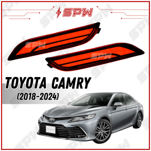 Toyota Camry 2018 2019 2020 2021 2022 2023 2024 Reflector Rear Bumper LED DRL Daylight Running Signal Brake Light Lamp