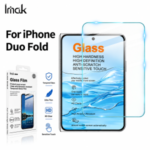 Tempered Glass For iPhone Duo Fold Protector Film HD Clear Anti Fingerprint 9H Hardness FM0001