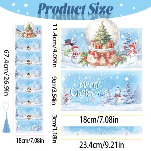 NAELIN Nhiều màu sắc Phong bì đỏ Giáng sinh Đã gấp lại Ông già Noel hoạt hình Thiệp Chúc Mừng Giáng Sinh Sáng tạo Đồ dùng lễ hội Thiệp Giáng Sinh Bất Ngờ Tiệc Giáng Sinh