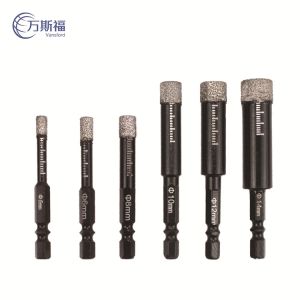 Drilling Tool Convenience Impact Resistance Drill Bit Set Durable Full Porcelain Perforate Thickening