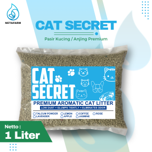 Pasir Gumpal Wangi Premium CAT SECRET Repack - 1 Liter