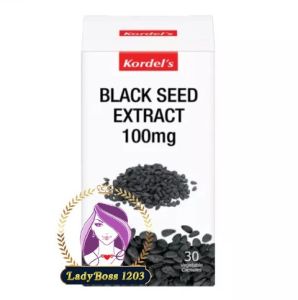 Exp 01/2026 Kordels Black Seed (Habbatus Sauda) Extract 100mg (30 Veg Caps)