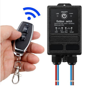 Công tắc điều khiển từ xa 220V AC [CHỐNG NƯỚC ] 100m/30A (3000W)