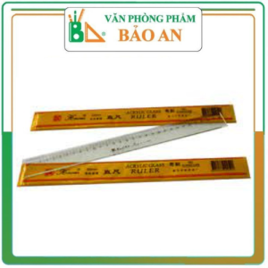 ( Combo 2 ) Thước Nhựa Cứng TQ 30cm Sử dụng nhiều trong học tập thiết kế hình học kỹ thuật