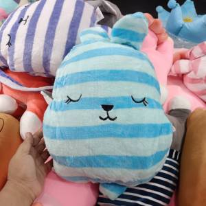 ตุ๊กตาผ้าห่ม หมอนผ้าห่ม ลายรุ้ง ขนาดพกพา 3 ฟุต สินค้าพร้อมส่ง