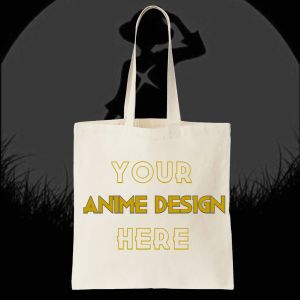Print Your Design - CANVAS TOTE BAG ANIME COLLECTION NEW FASHION for ANIME LOVER BAGS MANGA FAN / CUSTOMIZED