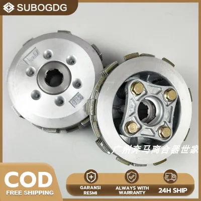Clutch Housing Assy Set TMX155/TC125 6 Holes Boutique Loading Supporting Zongshen Tricycle Clutch Assembly Cg150 175 200 Widened General Clutch 300【Local shipment】