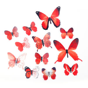 YESPERY 12pcs Luminous 3D Butterfly Wall Sticker for Kids Bedroom Home Living Room Fridge Wall Decal Glow in Dark Wallpaper Decoration