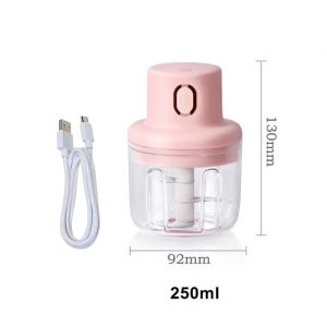 Portable Meat Grinder Electric 350ML Mini Food Garlic Processor Mixer Cooker USB Food Chopper Blender 攪拌机 輔食機 电动绞肉机