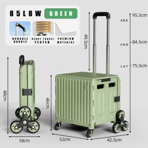 Foldable Shopping Cart 55L/4W/8W/85L/4W/8W/25kg/40kg Capacity 360° wheels New 2024 Arrive Brand Hong Kong Premium Grade Ready Stock