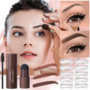 House of Geefa - Ibcccndc Eyebrow Powder Cetakan Alis Instan Eyebrow Stamp Alis Stempel Alis Waterproof dengan 10 Model Cetakan Alis