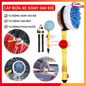Chổi Rửa Xe Ôtô Tự Xoay 360 Độ - Chổi Rửa Xe Thông Minh. Tiện Lợi Dễ Sử Dụng Giúp Tiết Kiệm Thời Gian Và Công Sức
