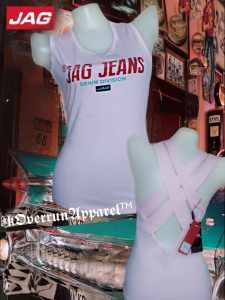 BRANDED OVERRUN SLEEVELESS TANK TOP FOR WOMEN JA9 JEANS DENIM DIVISION