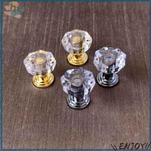 【Cherry Crisp】 10Pcs Acrylic Knobs Cupboard Drawer Pull Handle Door Knob Cabine