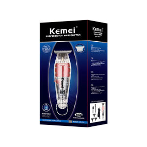KEMEI ORIGINAL hair clipper KM-NG204 small electric clipper mute LCD digital display USB home hair salon professional electric clipper Small Silent Electric Hair Clipper Cordless Mens