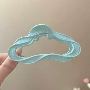 Dopamine Cloud Hair Claw Clip Design Sense Fashion Shark Clip Exquisite High-end Hair Clip