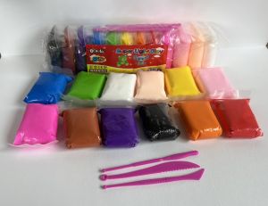 ดินเบา 12 สี Light Clay ดินปั้นสำหรับเด็ก ของเล่นศิลปะ ของเล่นเสริมพัฒนาการ