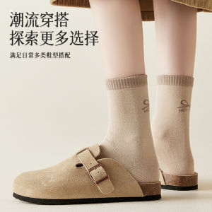 ถุงน่อง คุณสมบัติส่วนตัว ถุงเท้าสูงปานกลาง ความทนทาน แฟชั่น วัสดุผสม นุ่มสบาย องค์ประกอบแฟชั่น