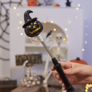 Halloween led Đèn bí ngô quay tay đèn trang trí tạo không khí cho quán bar tiệc tùng quà tặng trẻ em vật trang trí nhỏ.