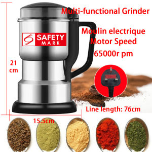 (Ship in 24hrs)8 Blades High Power 400W Electric Grinder Blender Stainless pepper coffee grinder Machine Bean Nut Miscellaneous grains Spice Grinder