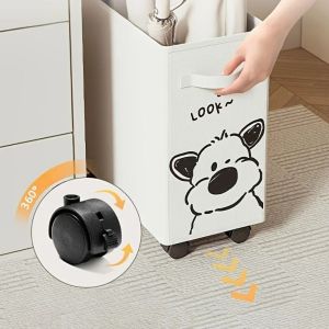 GTRBFDS Foldable Storage Basket Removable Oxford Cloth Storage Bag Effortless Organization Multifunctional Storage Rack for Office Under Desk