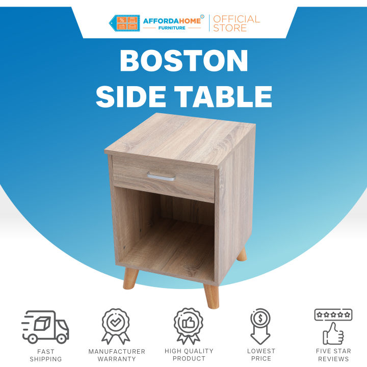 BOSTON SIDE TABLE Affordahome Furniture Lazada PH
