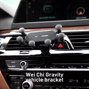 Magnetic Car Phone Holder Metal Gravity Air Vent Mount 360 Rotation For 4.7 To 6.7 Inch Smartphones