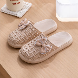 Free Shipping Summer WomenS Slip-On Sandals Suitable For Bathroom Use Indoor And Outdoor Wear Non-Slip Flat-Soled Beach-Style Clogs