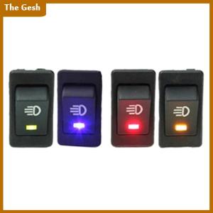 [The Gesh] Blue Light 12V 35A LED Light Marine Car Modification Switch Fog Light Boat Rocker Switch