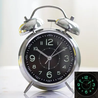 Đồng Hồ Để Bàn Thiết Kế Cơ Học Âm Lượng Lớn Phong Cách Châu Âu Đầu Giường Báo Thức Trẻ Em Học Sinh Sang Trọng Cổ Điển