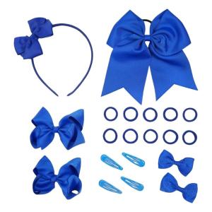 20Pcs Hair Bows Set with Hair ClipsHeadbands and Ponytail Holders Multi styled Hair Accessories for Little Teen Girls