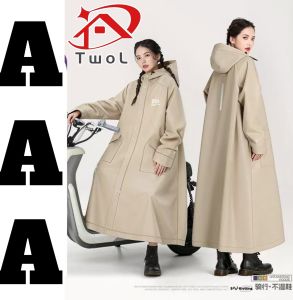 TWOL SHOP Stock no.AAA1pcs Motorcycle Waterproof Raincoat For Men Heavy Duty Rubberized Outdoor Lengthened Makapal Kapote