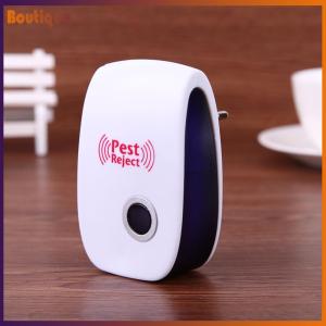 เครื่องดักแมลงและหนูไฟฟ้าพร้อมปลั๊กยุโรปและเทคโนโลยีอัลตราโซนิก สำหรับป้องกันยุงและหนูในบ้านและสวน