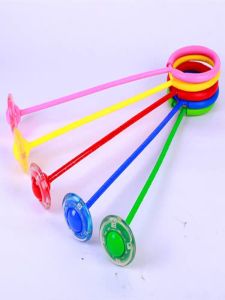 JLT Flashing jumping round leg hoola hoop exercise jumping stick ball (no lighhts)