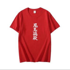 Baju kaos pria lengan pendek atasan pria baju kaos laki laki dewasa polos atasan pria oblong Kimetsu