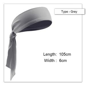 Mens Sports Headband Sweatband Anti-slip Stretch Elastic Outdoor Sport Sweat Headband Women Gym Running Tennis Headwrap