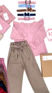 Setelan Anak Perempuan 1-14 Tahun: Desain Fashion & Bahan Import Berkualitas